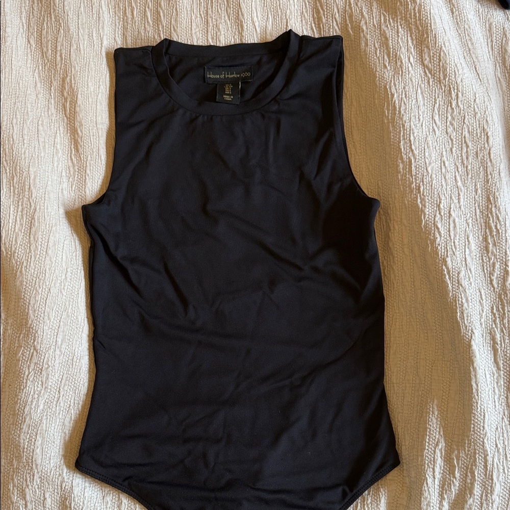 House of Harlow Black Bodysuit